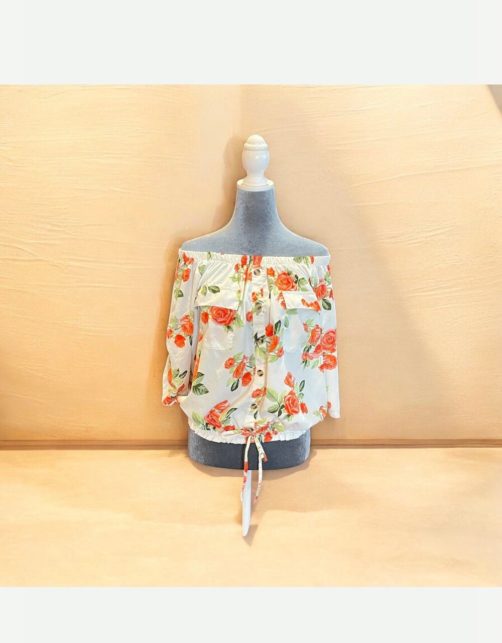 Mileage Off Shoulder Summer Top Plus Size 1X
